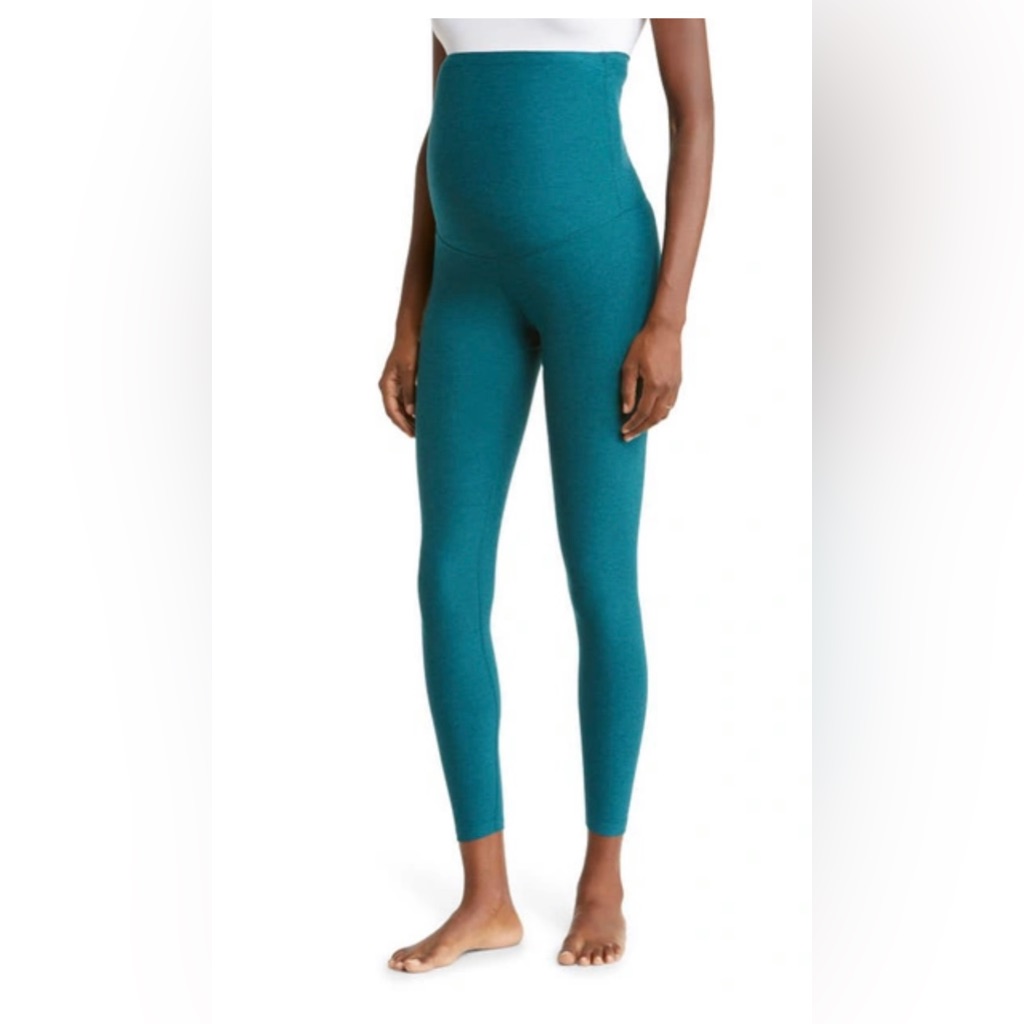Spacedye Love The Bump Maternity Midi Leggings With Pockets